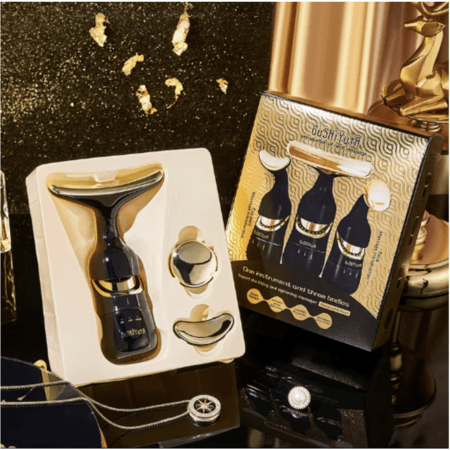 LiftGlow: Masajeador Facial 3 en 1 Reafirmante