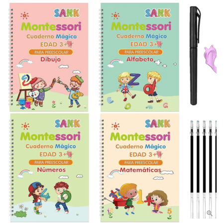 Set Cuadernos Magic Caligrafia