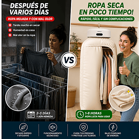 Secadora de Ropa Portatil