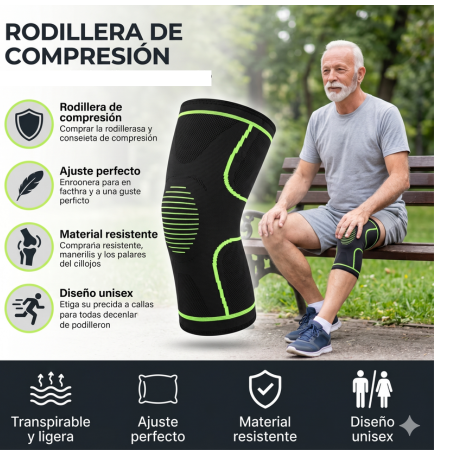 Rodillera Larga De Compresión