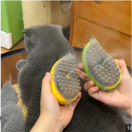 Cepillo a vapor para mascotas