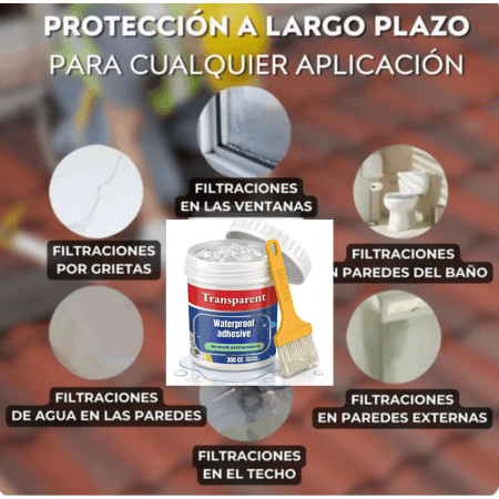 Sellador Adhesivo Transparente 300cc