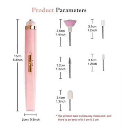 Mini Pulidor De Uñas eléctrico