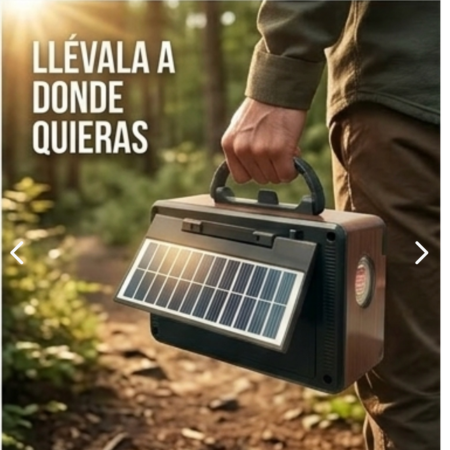 Radio Solar Recargable Bluetooth