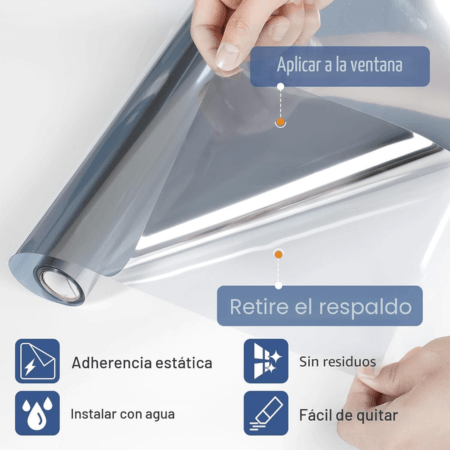 Vinil para Vidrios Efecto UV