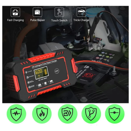 CARGADOR DE BATERIAS PARA AUTO
