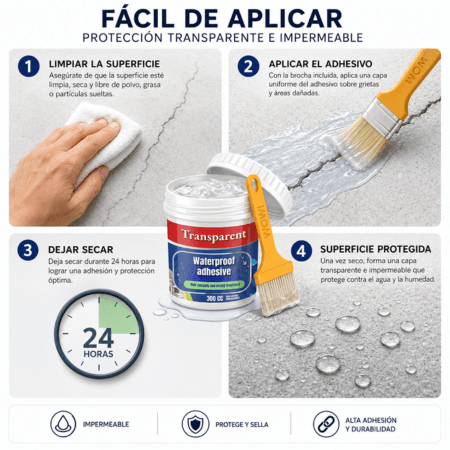 Sellador Adhesivo Transparente 300cc