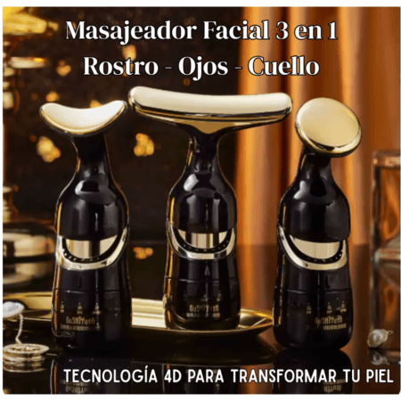 LiftGlow: Masajeador Facial 3 en 1 Reafirmante