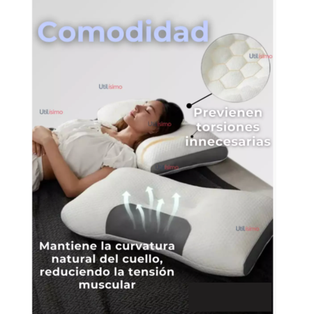 Almohada Cervical para Aliviar el Dolor