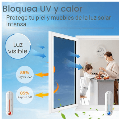 Vinil para Vidrios Efecto UV