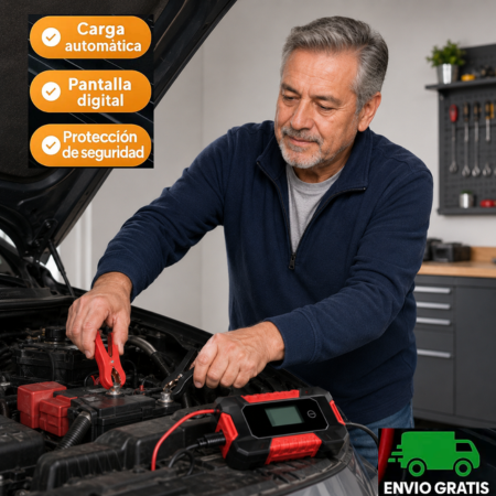 CARGADOR DE BATERIAS PARA AUTO