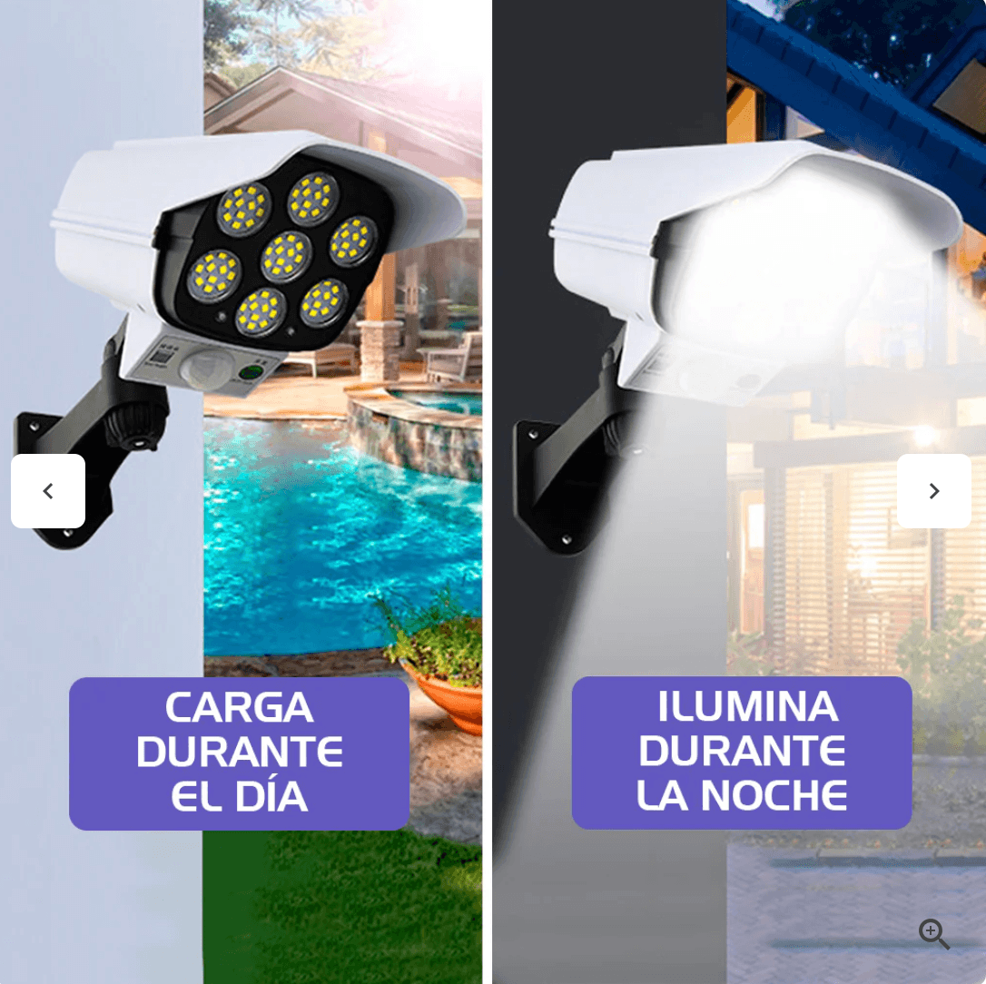 Cámara Vigilancia Solar con Sensor de Movimiento