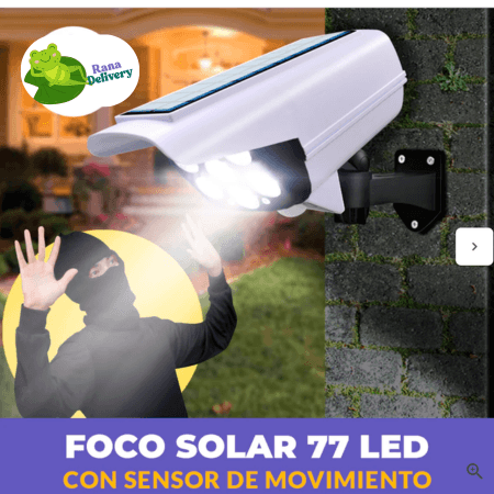 Cámara Vigilancia Solar con Sensor de Movimiento