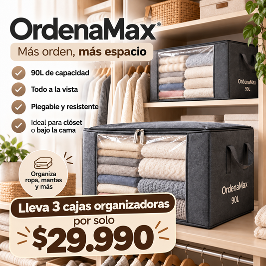CONVIERTE EL CAOS DEL CLOSET EN ORDEN