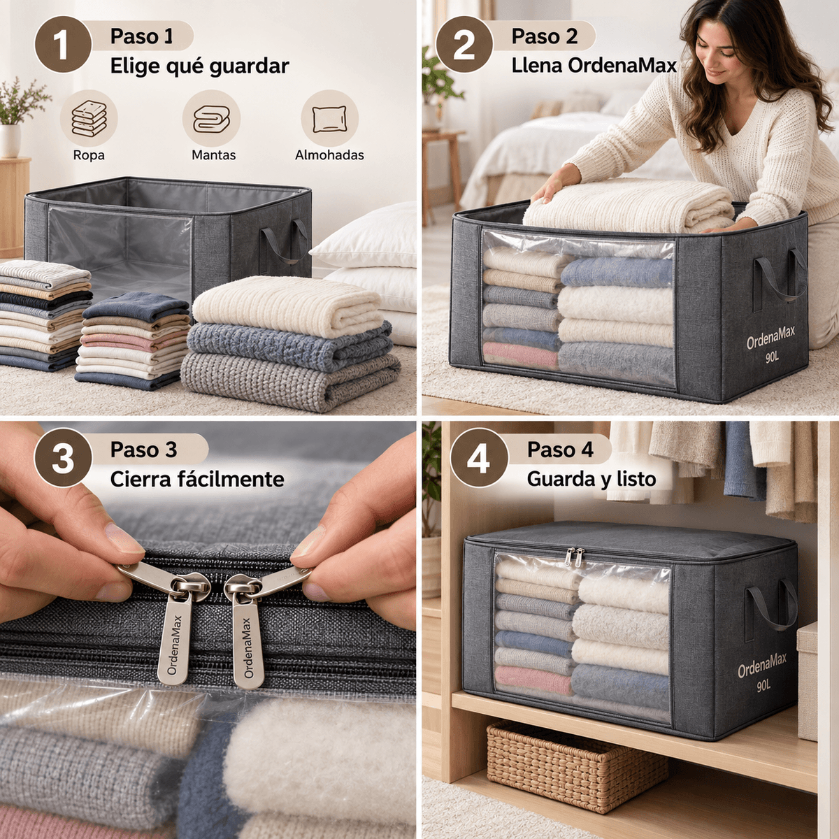 CONVIERTE EL CAOS DEL CLOSET EN ORDEN